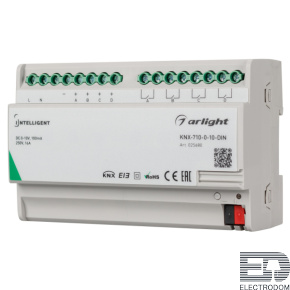 INTELLIGENT ARLIGHT Конвертер KNX-710-0-10-DIN (230V, 4x0/1-10, 4x16A) Arlight 025680 - цена и фото