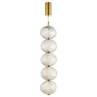 Подвесной светодиодный светильник Arti Lampadari Candels L 1.P6 G - цена и фото