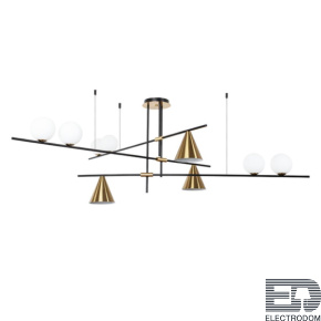 Люстра потолочная Arte Lamp A7029PL-9BK JACOB под лампы 9xE27 40W - цена и фото