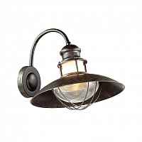 4164/1W ODL19 309 коричневый/прозрачный Уличный настенный светильник IP44 E27 1*60W DANTE - цена и фото
