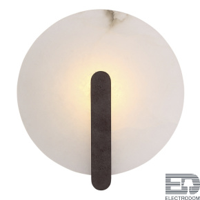 SL1195.701.01 Светильник настенный ST-Luce патинированный металл/алебастр LED 1*5W 3000K - цена и фото