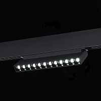 ST LUCE ST372.406.12 Магнитный трековый светильник SMART Черный LED 1*12W 2700K-6500K 1 080Lm Ra90 36° IP20 L225xW22xH136 48V - цена и фото