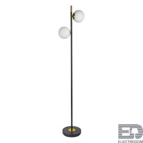 Торшер Arte Lamp Alcor A2224PN-2BK - цена и фото