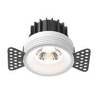 Встраиваемый светодиодный светильник Maytoni Round DL058-12W4K-TRS-W - цена и фото
