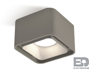Комплект накладного светильника XS7834001 SGR/SWH серый песок/белый песок MR16 GU5.3 (C7834, N7701) - цена и фото