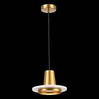 Подвес ST-Luce Латунь/Ланунь, Белый LED 1*12W 3000K SL1212.203.01 - цена и фото