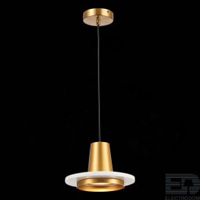 Подвес ST-Luce Латунь/Ланунь, Белый LED 1*12W 3000K SL1212.203.01 - цена и фото