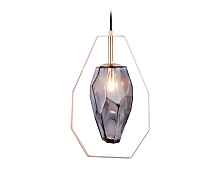 Подвесной светильник со сменной лампой TR3627 GD/SM золото/дымчатый G9 max 40W D200*1100 - цена и фото
