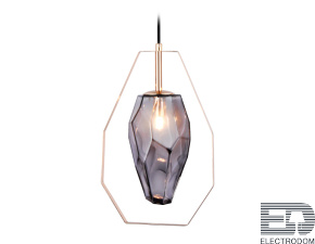 Подвесной светильник со сменной лампой TR3627 GD/SM золото/дымчатый G9 max 40W D200*1100 - цена и фото