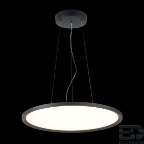 Светильник подвесной Черный LED 1*56W 4000K 5 040Lm Ra>80 120 IP20 D600xH36 90-265V ST602.443.56 - цена и фото