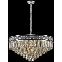 Хрустальная люстра Wertmark WE135.22.103 Calista E14 40 Вт хром, серый, черный, прозрачный - цена и фото