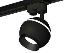 Комплект трекового однофазного светильника с подсветкой XT1102002 SBK/PBK черный песок/черный полированный GU5.3 LED 3W 4200K (A2521, C1102, N7031) - цена и фото