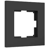 Werkel Рамка на 1 пост (черный матовый, Slab) / W0012908 Werkel Рамка на 1 пост (черный матовый, Slab) / W0012908