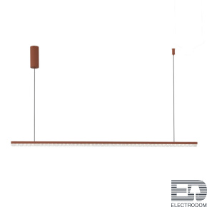 SL1018.613.01 Светильник подвесной ST-Luce терракотовый/прозрачный LED 1*32W 4000K - цена и фото