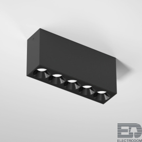 Светильник потолочный светодиодный Block 10W 4000K черный Elektrostandard 25108/LED - цена и фото