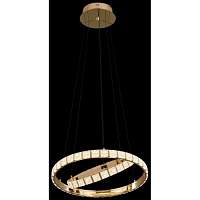 Люстра подвесная светодиодная Wertmark WE458.02.323 VERA LED 70+120 Вт золото 3000-3500-4000К с пультом - цена и фото