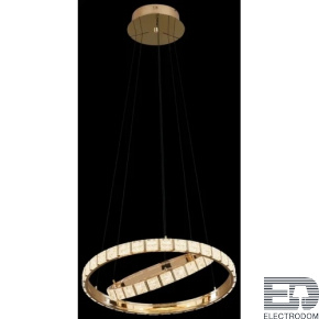 Люстра подвесная светодиодная Wertmark WE458.02.323 VERA LED 70+120 Вт золото 3000-3500-4000К с пультом - цена и фото