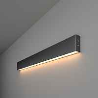 Настенный светодиодный светильник Elektrostandart 101-100-30-78 3000К черная шагрень - цена и фото