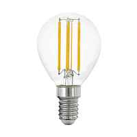 Лампа светодиодная Eglo E14 6W 2700К прозрачная 12542 - цена и фото