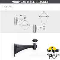 Консоль для паркового фонаря FUMAGALLI MIDIPILAR WALL 000.254.000.A0 - цена и фото