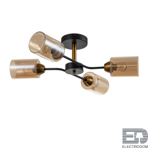Потолочная люстра Escada Vertigo 1131/4P Black/Gold - цена и фото