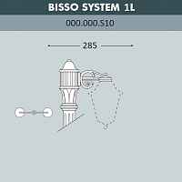 Консоль для паркового фонаря FUMAGALLI BISSO SYS 1L 000.000.S10.A0 - цена и фото