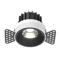 Встраиваемый светодиодный светильник Maytoni Round DL058-12W4K-TRS-B - цена и фото