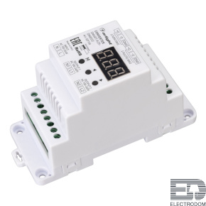 Конвертер SMART-K29-DMX512 (230V, 2x1.2A, TRIAC, DIN) Arlight - цена и фото
