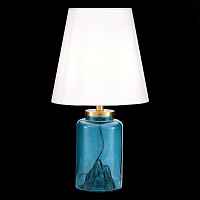 ST LUCE SL1000.214.01 Прикроватная лампа ST-Luce Синий/Белый E27 1*40W - цена и фото
