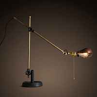 Настольная лампа Steampunk Extension Pole Table 2 Loft Concept 43.094.MT.BL.T1B