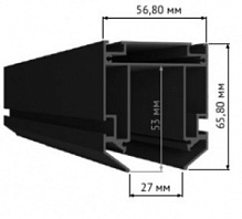 ST LUCE ST003.129.02 Профиль для монтажа SKYLINE 48 в натяжной ПВХ потолок (S23) ST-Luce Алюминиевый Длина 2 000мм - цена и фото