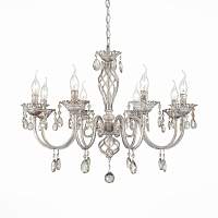 Sale SL139.503.08 Люстра подвесная Слоновая кость, Золото/Прозрачный E14 8*40W - цена и фото