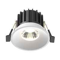 Встраиваемый светодиодный светильник Maytoni Round DL058-12W4K-W - цена и фото