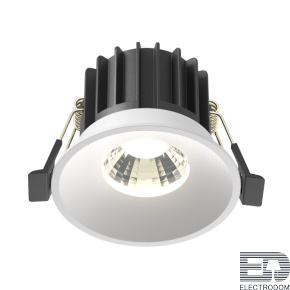 Встраиваемый светодиодный светильник Maytoni Round DL058-12W4K-W - цена и фото