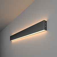 Настенный светодиодный светильник Elektrostandart 101-100-40-78 3000К черная шагрень - цена и фото