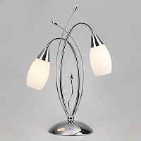 Декоративная настольная лампа Eurosvet Ginevra 22080/2T хром (00000058618) - цена и фото