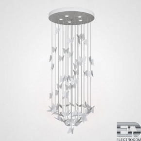 Люстра Night Butterflies Chandelier D40 H100 ImperiumLoft - цена и фото