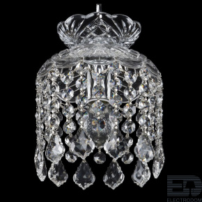 Подвесной светильник Bohemia Ivele Crystal 1478 14781/15 Ni Leafs - цена и фото
