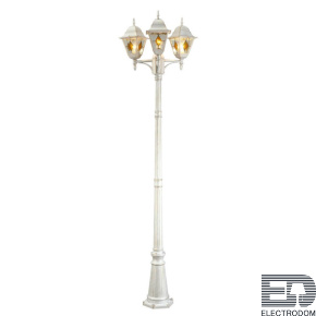 Уличный светильник на столбе Arte Lamp Berlin A1017PA-3WG - цена и фото