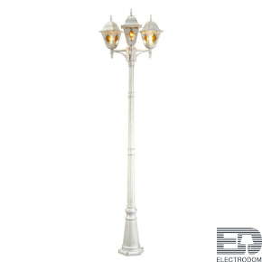 Уличный светильник на столбе Arte Lamp Berlin A1017PA-3WG - цена и фото