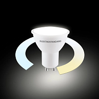 Умная лампа GU10 LED 7W 3300К-6500К CCT+DIM (BLGU1018) Elektrostandard a071006 - цена и фото