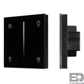 Панель SMART-P6-DIM-G-IN Black (12-24V, 4x3A, Sens, 2.4G) Arlight - цена и фото