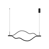 Подвес Kink Light Линн черный w140*3 h200 Led 50W (4000K) 08258-140,19P - цена и фото