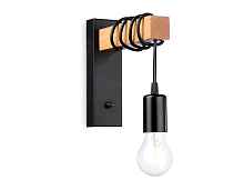 Настенный светильник с выключателем в стиле лофт TR8181 BK Traditional - цена и фото