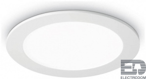 Встраиваемый светодиодный светильник Ideal Lux Groove 30W Round 4000K 147680 - цена и фото