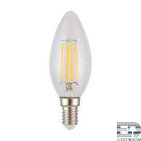 Лампа светодиодная филаментная диммируемая Voltega E14 4W 3000K прозрачная 8461 - цена и фото