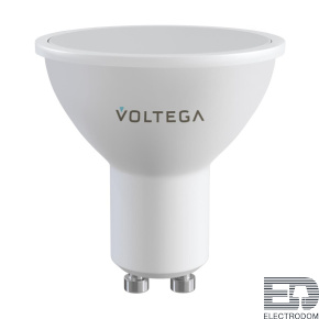 Лампа светодиодная диммируемая Voltega GU10 5W 2700К матовая VG-MR16GU10cct-WIFI-5W 2425 - цена и фото