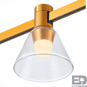 ST814.246.03 Магнитный трековый светильник FARM Золотистый LED 1*3W 4000K 89Lm Ra90 120 IP20 D90xH1 - цена и фото