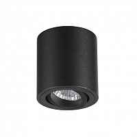 3568/1C ODL18 117 черный Потолочный накладной светильник IP20 GU10 1*50W 220V TUBORINO - цена и фото