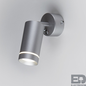 Настенный светодиодный светильник Elektrostandart MRL LED 1005 серебряный - цена и фото